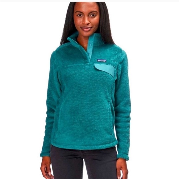 Patagonia Tops - Patagonia Re-Tool Snap-T Teal Pullover Fleece